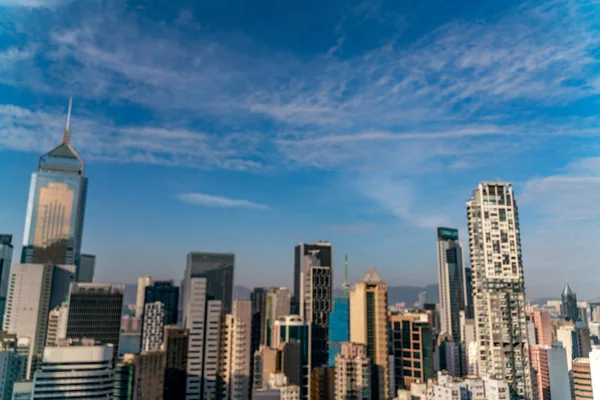 Amazing View Hong Kong Cityscape Full Skyscrapers Rooftop — Stock Photo, Image