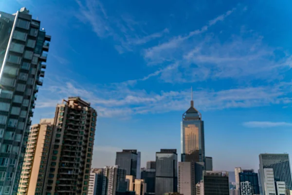 Amazing View Hong Kong Cityscape Full Skyscrapers Rooftop — Stock Photo, Image