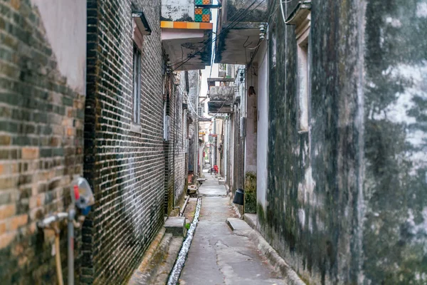 Het Landelijke Straatbeeld Van Oude Traditionele Vissersdorp Hainan China — Stockfoto