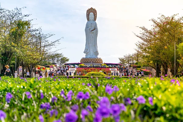 Nanshan Tempel Boeddhistische Tempel Sanya Hainan Provincie China Het Standbeeld — Stockfoto