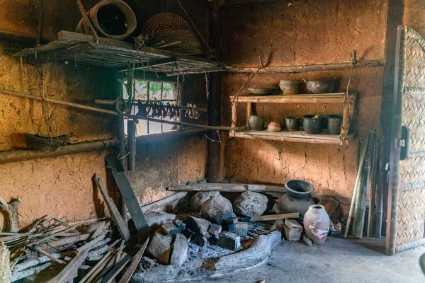 Het Traditionele Stamdorp Miao Minderheden China — Stockfoto