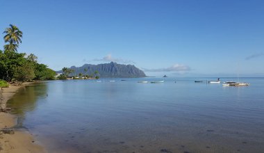 Kaneohe Körfezi'nde Kış Günü, Oahu, Hawaii