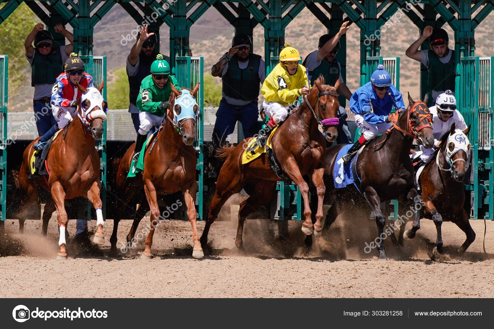 Starting Gate Stock Photos Royalty Free Starting Gate Images Depositphotos