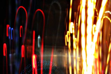 Hareket halindesoyut gece ışığı arka planı