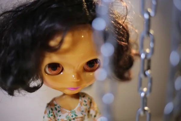 ゴースト人形 怖いシーン ハロウィーンイベントのための人形 — ストック写真