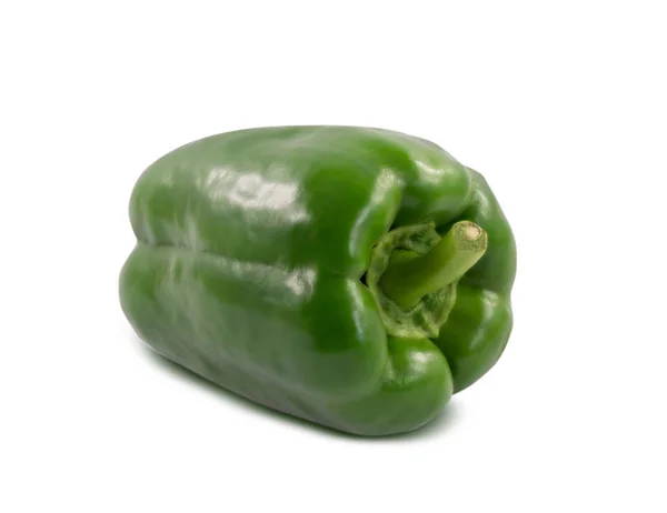 Green pepper isolated on white background — Stock Photo, Image