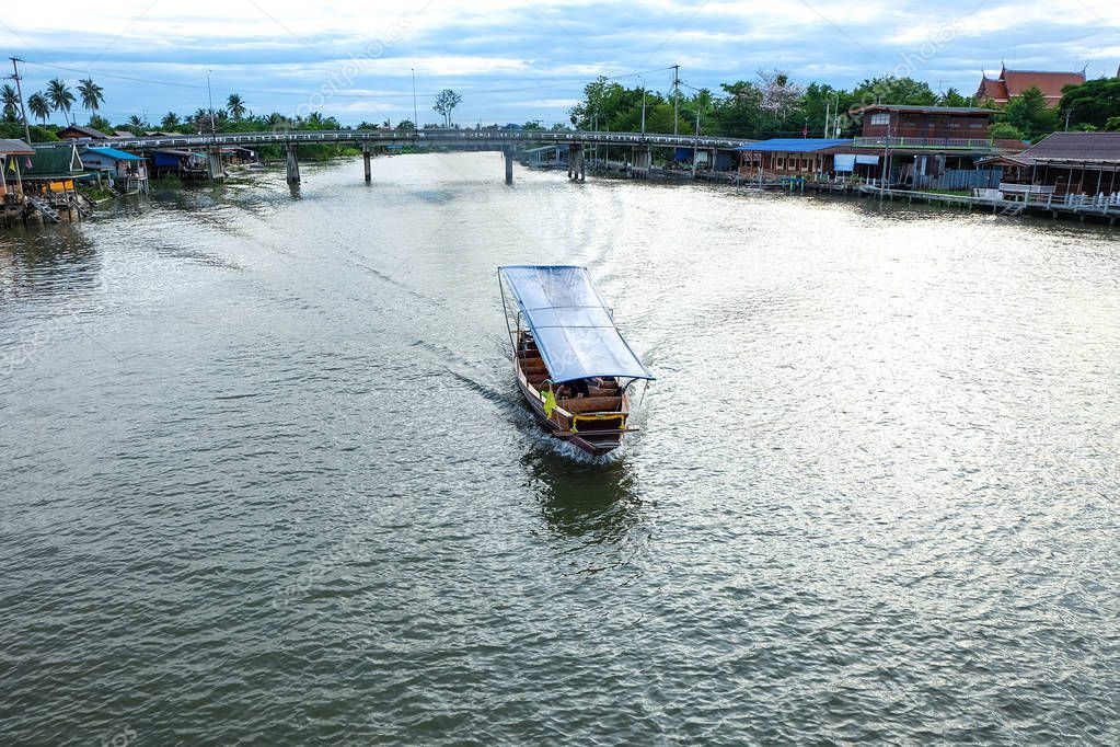 boat on the river