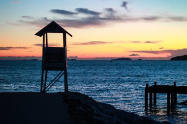  Sabah gündoğumu Işıklar Twilight zaman.