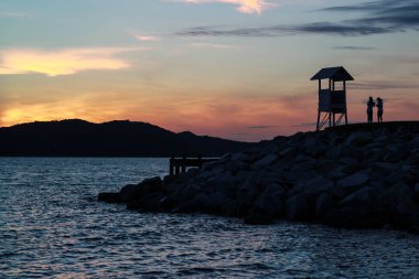  Sabah gündoğumu Işıklar Twilight zaman.