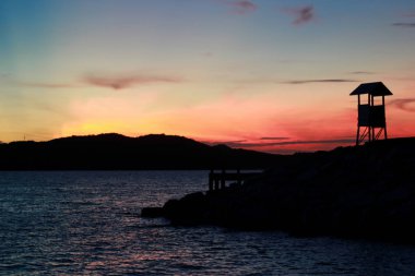  Sabah gündoğumu Işıklar Twilight zaman.