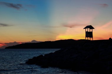  Sabah gündoğumu Işıklar Twilight zaman.