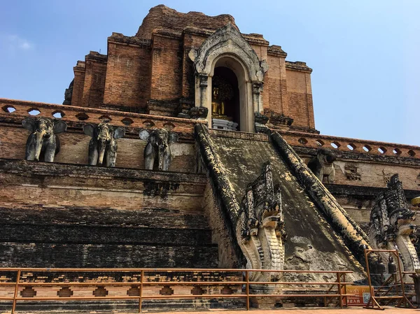Chedi Luang Worawihan Temple , Chiang Mai — 스톡 사진