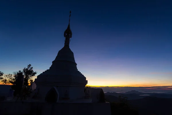 Heilige Pagode Zur Verehrung Des Volkes Der Kri Yong Der — Stockfoto