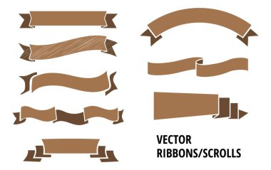 Vektör afiş, şeritler ve süsleme illüstrasyon, t-shirt tasarımları ve daha fazlası için kayar