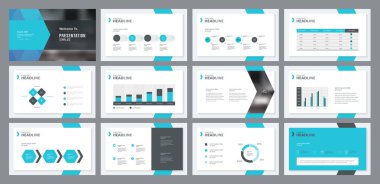 Şablon sunum tasarım ve sayfa düzeni tasarım broşür, kitap, dergi, yıllık rapor ve şirket profili, bilgi grafik elemanları tasarımı ile