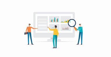 kontrol paneli monitör kavramı üzerinde rapor iş insanlar Analizi ve izleme Finans Yatırım