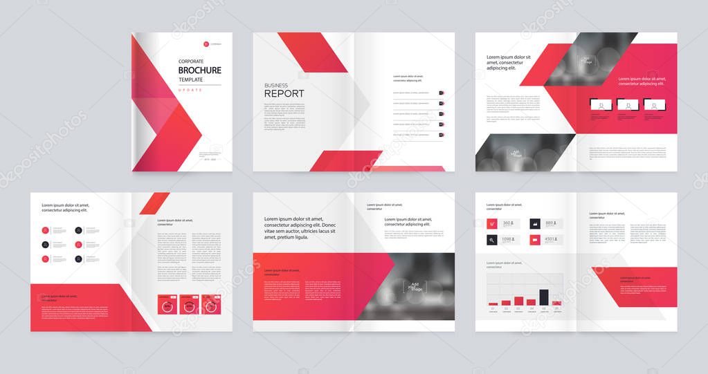 template layout design with cover page for company profile ,annual report , brochures,proposal , flyers, leaflet, magazine,book concept  and vector a4 scale size for editable.
