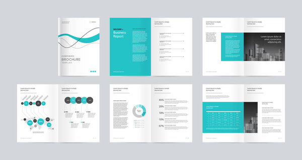 template layout design with cover page for company profile ,annual report , brochures, flyers, presentations, leaflet, magazine,book . and vector a4 size for editable.