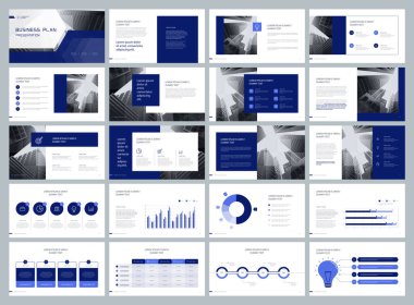Broşür, kitap, yıllık rapor ve şirket profili için bilgi grafik unsurları tasarımı içeren şablon tasarımı ve sayfa düzeni tasarımı