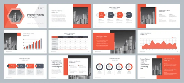 Diseño Presentación Plantillas Diseño Diseño Página Para Folleto Libro Informe — Vector de stock