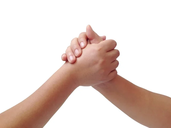 Hand Coordination White Background Isolate Hand Coordination White — Stock Photo, Image