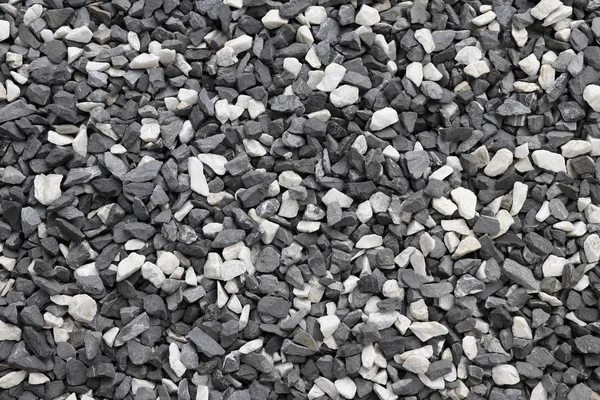 Schwarzer Und Weißer Kies Hintergrund Schwarzer Und Weißer Stein Hintergrund — Stockfoto