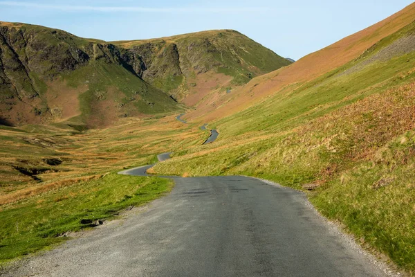 Newlands Pass Fem Kilometer Lang Vei Som Går Langs Newlands – stockfoto