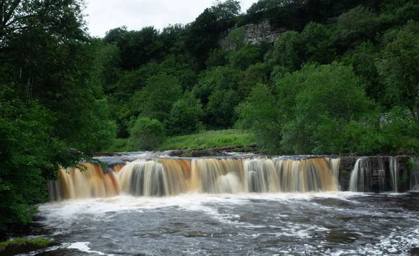 Wain Wath Force Popular Waterfall Located Just Half Mile West — Stock Photo, Image