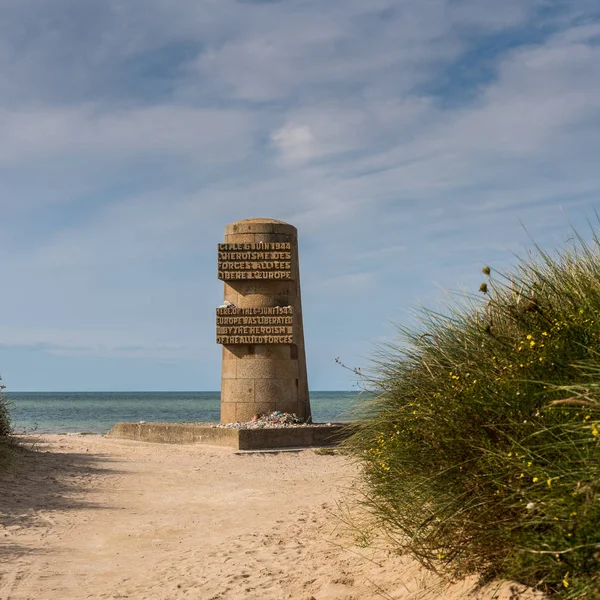 Day Landing Gebied Code Named Juno Beach Ongeveer Mijl Breed — Stockfoto