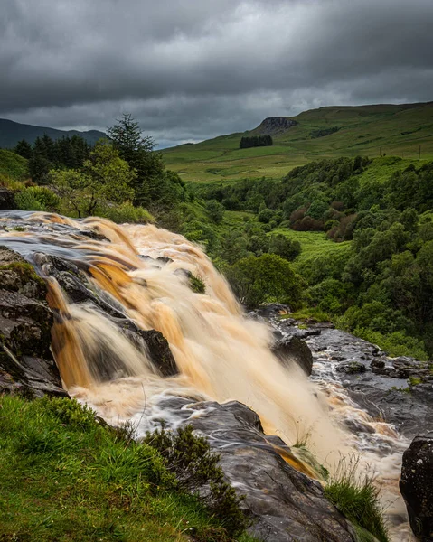 Loup Fintry Waterfall Onf River Endrick Located Approx Two Miles — Stock Photo, Image