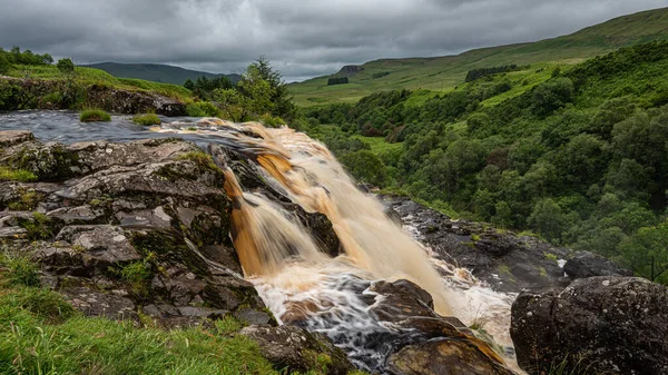 Cascada Loup Fintry Río Endrick Encuentra Aprox Dos Millas Del —  Fotos de Stock