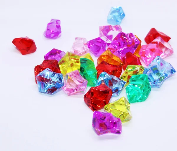 Elmas buz mavisi kristal izole