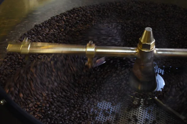 Coffee roaster. coffee beans background. Lviv. Ukraine