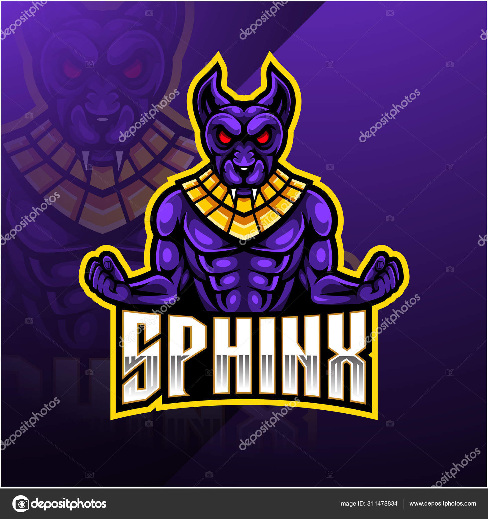 Design Do Logotipo Do Mascote De Esportes De Cobra De Viper