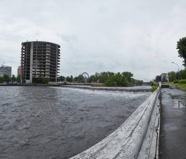 Volgograd mamamev barrow şehir manzaralı panorama