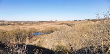 Volgograd mamamev barrow şehir manzaralı panorama