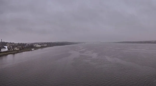 Panorama Com Vista Para Mamamev Barrow Cidade Volgograd — Fotografia de Stock