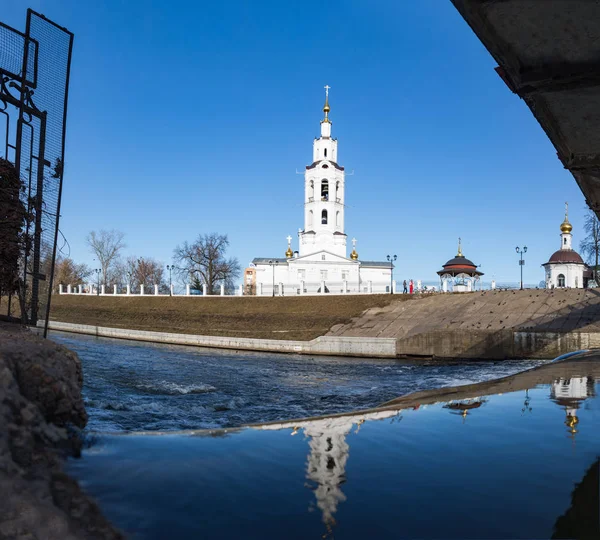 Панорама Видом Мамаев Барроу Волгоград — стокове фото