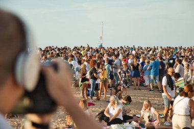 Gijon, İspanya; 23 Ağustos 2019: Gijon, Asturias'ta 9721 kişinin eski 