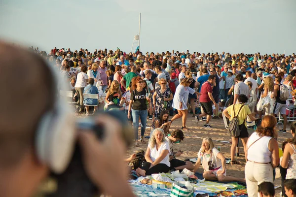 Gijon, İspanya; 23 Ağustos 2019: Gijon, Asturias'ta 9721 kişinin eski 
