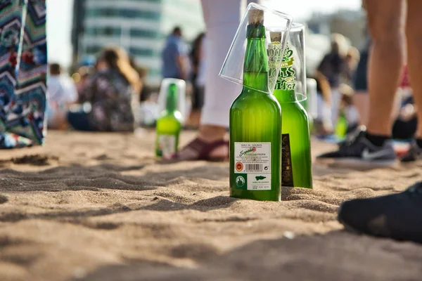Gijon, İspanya; 23 Ağustos 2019: Gijon, Asturias'ta 9721 kişinin eski 