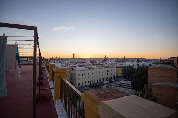 Takterrass Sevilla Byggnad — Stockfoto