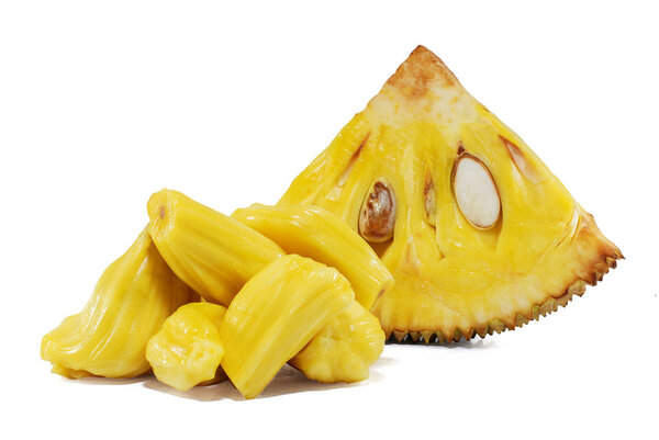 Jackfruit на белом фоне