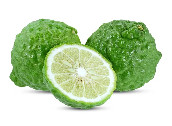 Bergamot Ovoce Izolované Bílém Pozadí — Stock fotografie