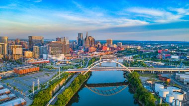 Nashville, Tennessee, ABD Skyline havadan