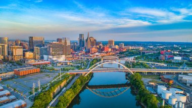 Nashville, Tennessee, USA Skyline Aerial clipart