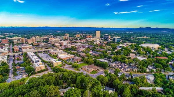 Greenville, Carolina del Sur, EEUU Panorama — Foto de Stock