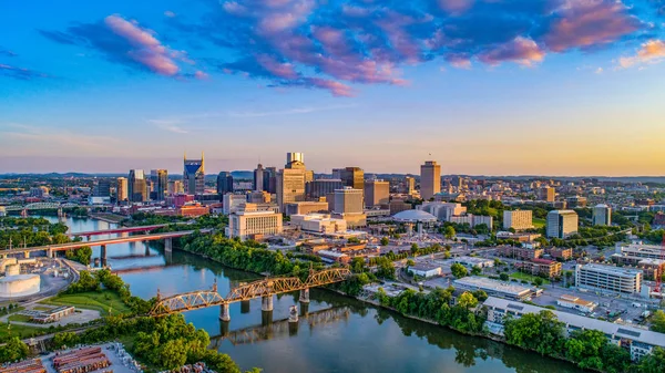 Nashville Tennessee TN Skyline — Zdjęcie stockowe