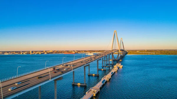 Ravenel Köprüsü Charleston Güney Carolina — Stok fotoğraf