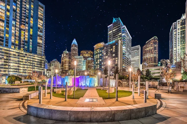 Romare Bearden Park in Downtown Charlotte, North Carolina, USA